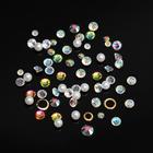 Assorted decorations for nail podlog Rhinestones, beads, metal decor red chameleon QF Assorted decorations for nail podlog Rhinestones, beads, metal decor red chameleon QF