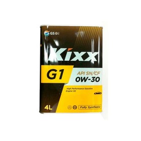 Масло моторное Kixx G1 0W-30, SN Plus, 4 л 4731025