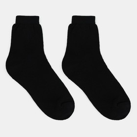 Носки женские махровые Collorista, цвет чёрный, р-р 36-37 (23 см)