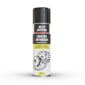 Смазка AVS, универсальная, литиевая, аэрозоль, 335 мл 4738724