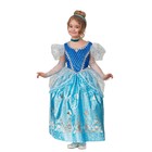 Карнавальный костюм «Принцесса Золушка», текстиль-принт, платье, перчатки, брошь, р. 34, рост 134 см - фото 959685