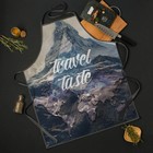 Фартук "Travel the taste" 65*80см,100% п/э,оксфорд 210г/м2 - фото 803808