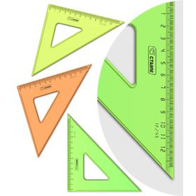 Треугольник 12 см «Стамм» Neon Cristal, 45°, микс