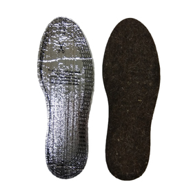 Стельки зимние для обуви Alu Felt, безразмерные