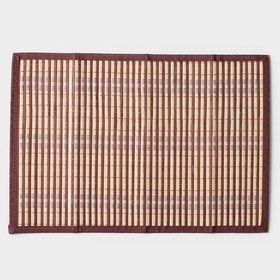 Салфетка кухонная «Кант», 45x30 см, цвет коричневый