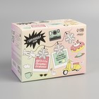 Гирлянда «Нить» 4.5 м с насадками «Прищепки-снежинки», IP20, прозрачная нить, 20 LED, свечение тёплое белое, 220 В 4445729