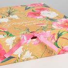 Коробка подарочная «Цветущего счастья», 31 х24,5 х9 см - фото 799506001