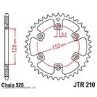 Звезда задняя, ведомая, JTR210 для мотоцикла стальная 4164692 - фото 90710