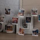 Гирлянда «Нить» 4.5 м с насадками «Прищепки-снежинки», IP20, прозрачная нить, 20 LED, свечение синее, 220 В 4445730