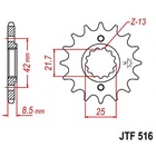 Звезда передняя (ведущая) JTF516 для мотоцикла, стальная 4164639 - фото 90730