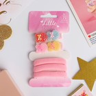 Set of hair "Lawrence" (2 x 3.5 cm, 3 elastic bands) Bunny, pink Set of hair "Lawrence" (2 x 3.5 cm, 3 elastic bands) Bunny, pink