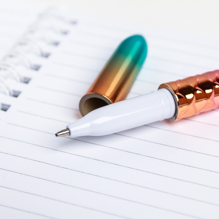 Набор: ежедневник голография и ручка I AM A MERMAID, 40 листов - фото 798374187