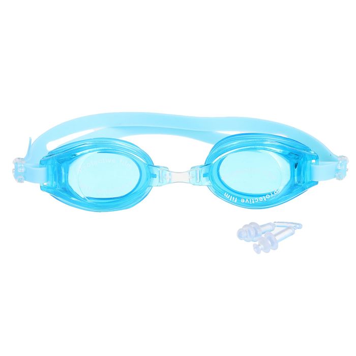 Очки для плавания взрослые, цвета МИКС