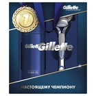 Подарочный набор защитнику, Gillette Fusion: Бритва с 1 сменной кассетой+Гель д/бритья Ultra Sensitive, 75мл Подарочный набор защитнику, Gillette Fusion: Бритва с 1 сменной кассетой+Гель д/бритья Ultra Sensitive, 75мл