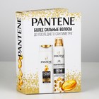 Подарочный набор Pantene "Густые и крепкие": Шампунь, 250мл+Бальзам-ополаскиватель пенка, 180 мл