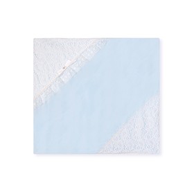 Плед «Праздничный», размер 90 × 90 см, голубой