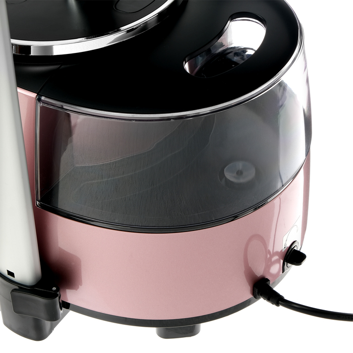 Отпариватель Centek CT-2386, напольный, 2200 Вт, 2100 мл, 40 г/мин, шнур 1.45 м, розовый - фото 46770