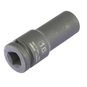 Головка ударная Stels 13943, 16 мм, 1/2", CrMo, шестигранная, удлиненная 4746901