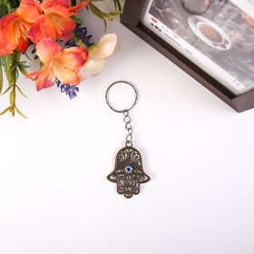 Metal keychain eyes the Hand with patterns 4,5x3,5 cm