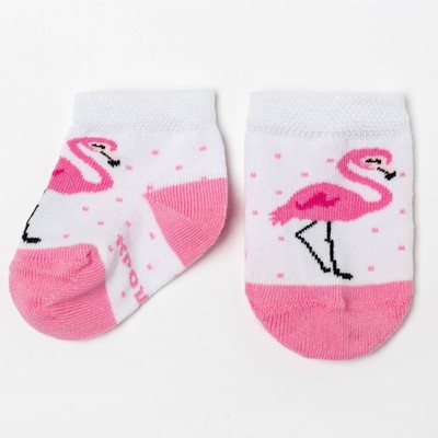 The socks Baby I'm a Flamingo, 6-8 cm