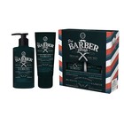 Подарочный набор Q.P Pro Barbershop№ 1301: Шампунь, 320 мл, Бальзам после бритья, 100 мл