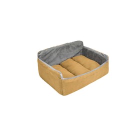 Лежанка-диван "Бархатный Самсон", 46 х 33 х 22 см, охра