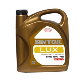 Масло моторное Sintoil/Sintec, 5W-40, "люкс", SL/CF, п/синтетическое, 5 л 4768593
