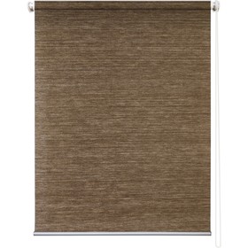 Рулонная штора «Концепт», 80 х 175 см, цвет коричневый