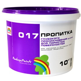 Пропитка водно-дисперсионная акриловая "Радуга 017" 5 кг