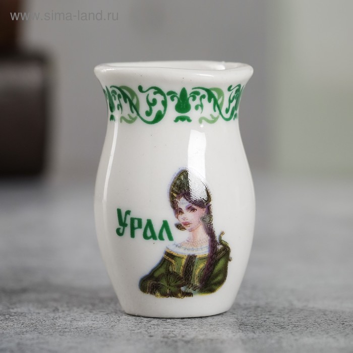 Сувенир для зубочисток в форме кувшина «Урал» | vlarni-land