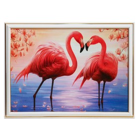 Картина "Два фламинго" 28х38 см