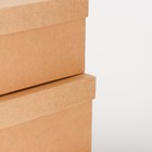 Набор коробок 6 в 1 "Крафт однотонный", 35 х 25 х 12,5 - 23 х 13 х 7,5 см 4757664