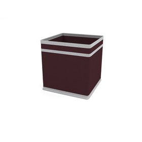 Коробка - куб жёсткая «Классик бордо», 17х17х17 см
