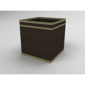 Коробка - куб жёсткая «Классик коричневый», 22х22х22 см
