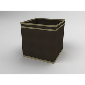Коробка - куб жёсткая «Классик коричневый», 27х27х27 см