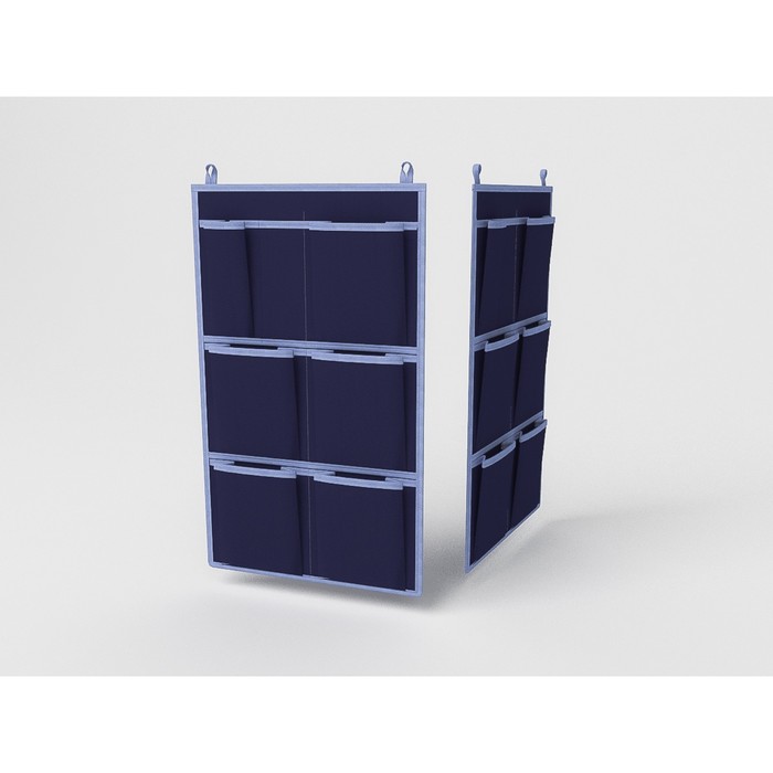 Кофр для аксессуаров «Классик синий», 7 карманов, 35х60 см - фото 9273849