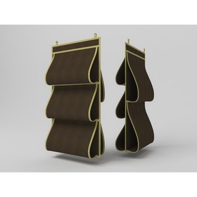Кофр для сумок «Классик коричневый», двусторонний, 5 карманов, 40х70 см