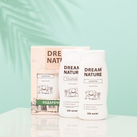 Подарочный набор для женщин Dream Nature «Козье молоко»: шампунь, 250 мл + гель для душа, 250 мл