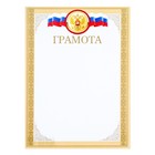 Грамота "Триколор" золотая рамка Грамота "Триколор" золотая рамка