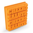 Форма для льда Cheers, оранжевая Форма для льда Cheers, оранжевая