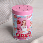 Ёмкость для сыпучих продуктов Ice cream, 100 мл, 7×5,5×8 см, с отверстиями и ручкой - фото 6652927