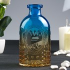 Bottle for essential oil/decor glass "Patterns and bubbles" gradient 250 ml 12,5x6,4x6,4 cm Bottle for essential oil/decor glass "Patterns and bubbles" gradient 250 ml 12,5x6,4x6,4 cm