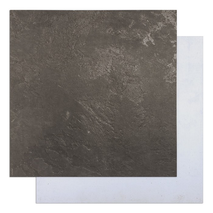 Фотофон двусторонний "Белый бетон - Чёрный" 45 х 45 см, переплётный картон, 980 г/м