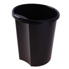 Корзина для бумаг и мусора Стамм, 12 литров, пластик, черная - фото 7643177