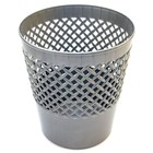 Wastepaper basket plastic "Office-Class" 12L mesh, gray