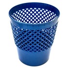 Wastepaper basket plastic "Office-Class" 12L net, SYN.mother of pearl