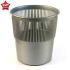 Wastepaper basket mesh grey