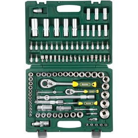 Набор торцевых головок Kraftool 27888-H108_z02, 108 предметов, 4-32 мм, 1/4", 1/2", CrV/S2 4791132