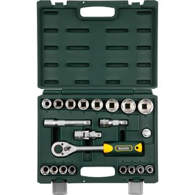 Набор торцевых головок Kraftool 27882-h22_z02, 21 предмет, 10-32 мм, 1/2", CrV/S2 4791134