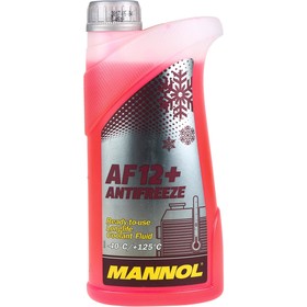 Антифриз MANNOL Antifreeze AF12+ Longlife, красный, 1 л 3946649